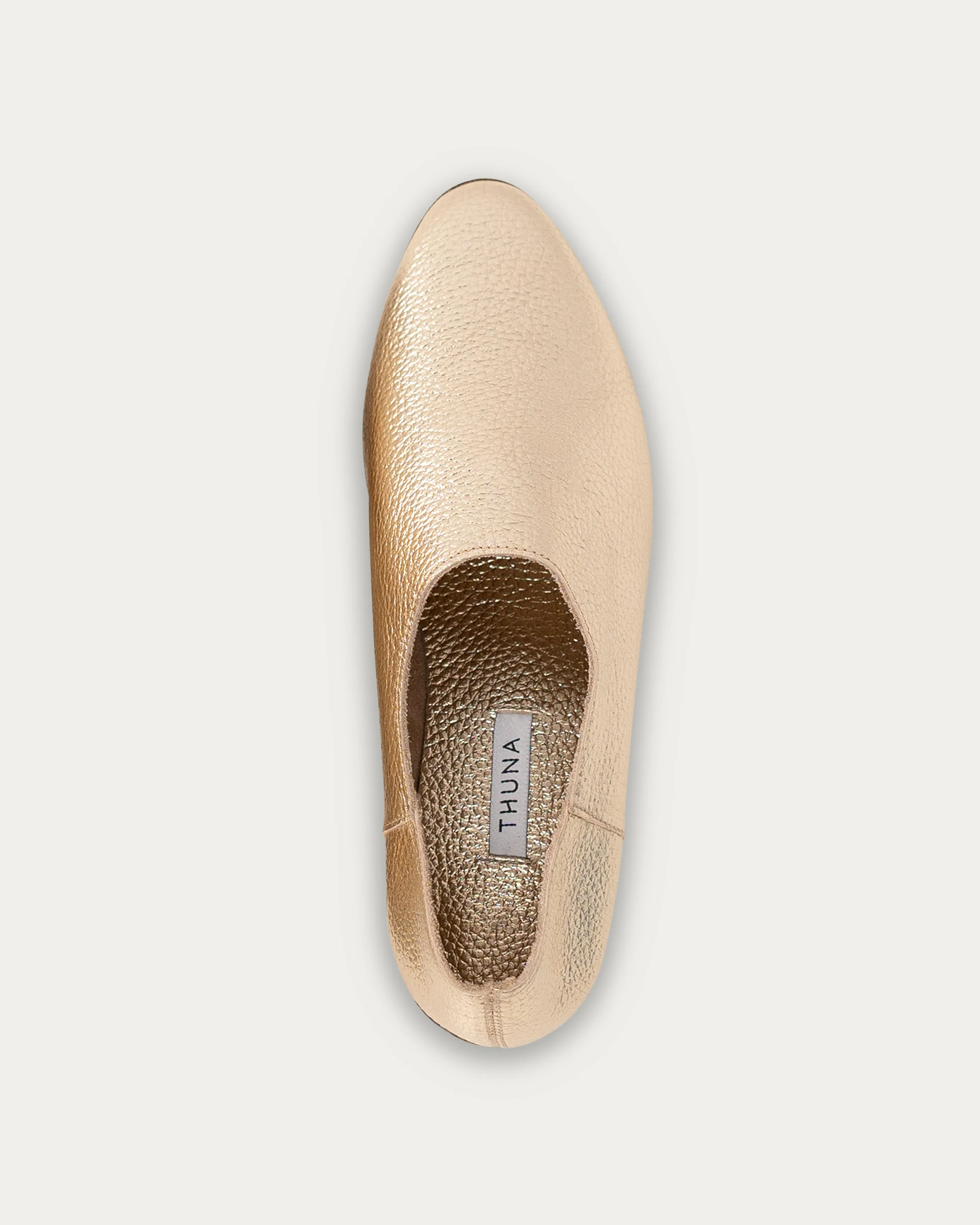 Adeela gold loafer