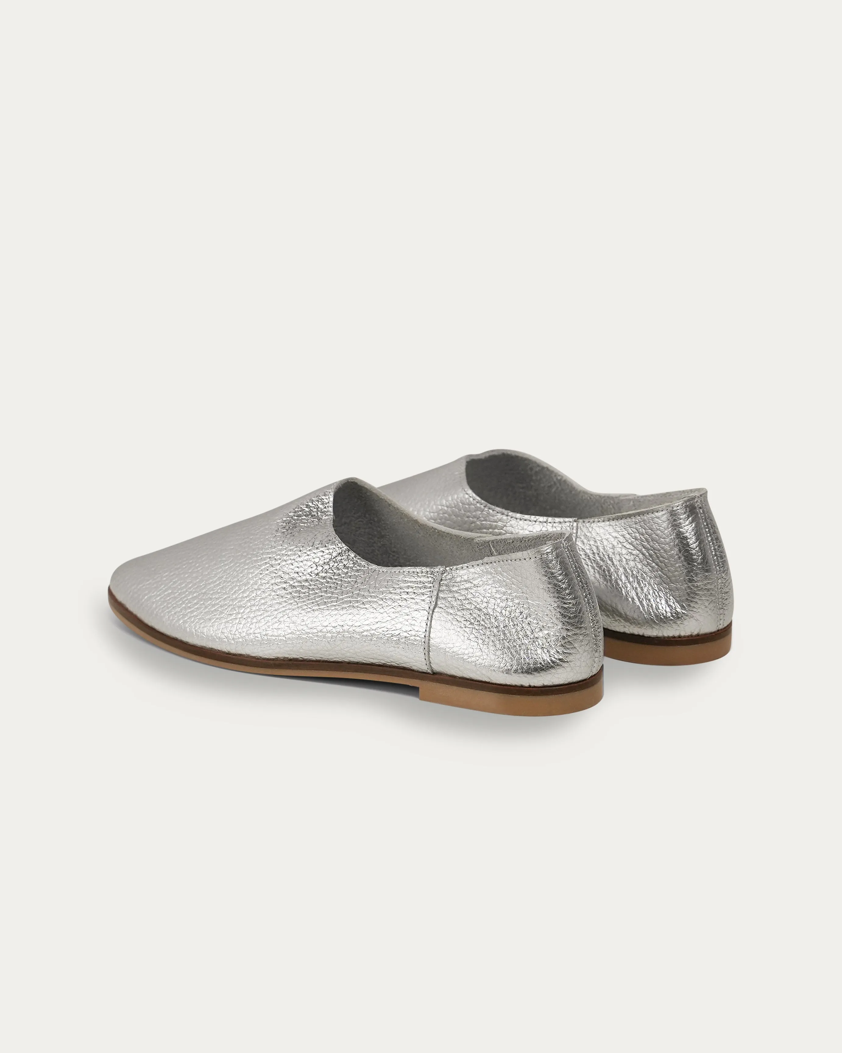 Adeela silver loafer