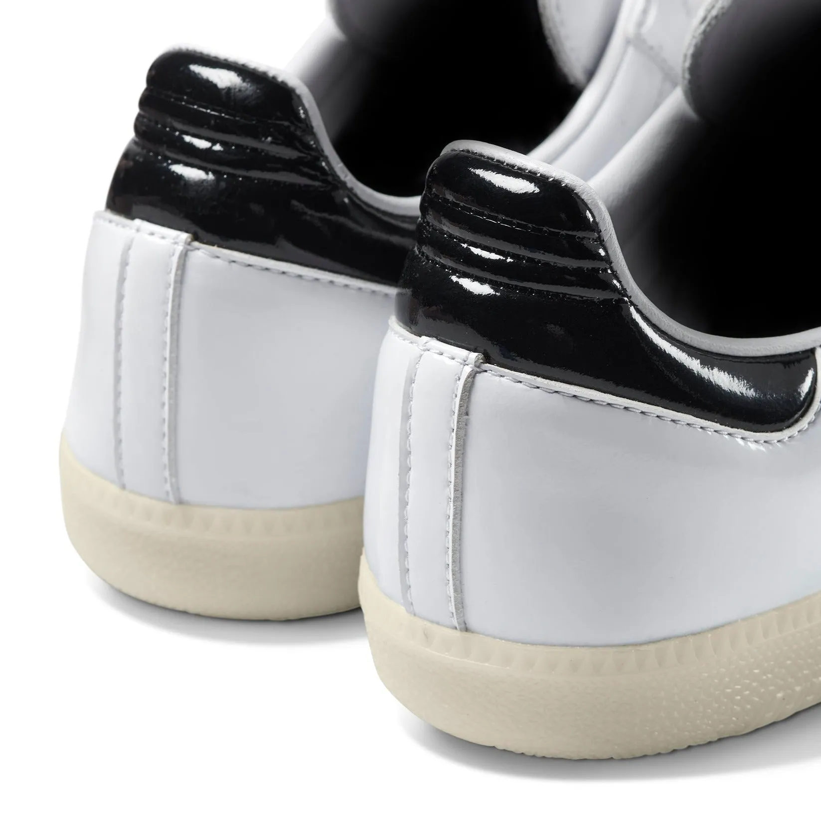 ADIDAS DILL SAMBA PATENT WHITE / BLACK