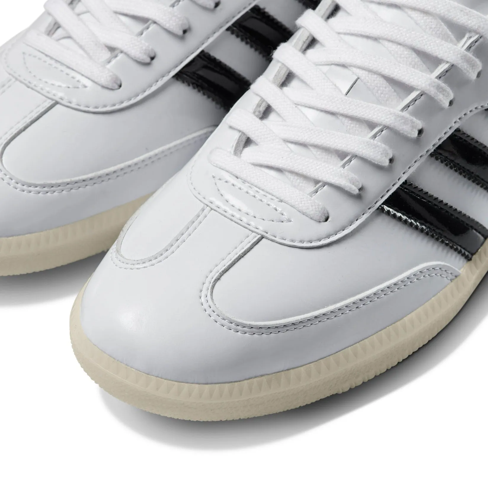 ADIDAS DILL SAMBA PATENT WHITE / BLACK