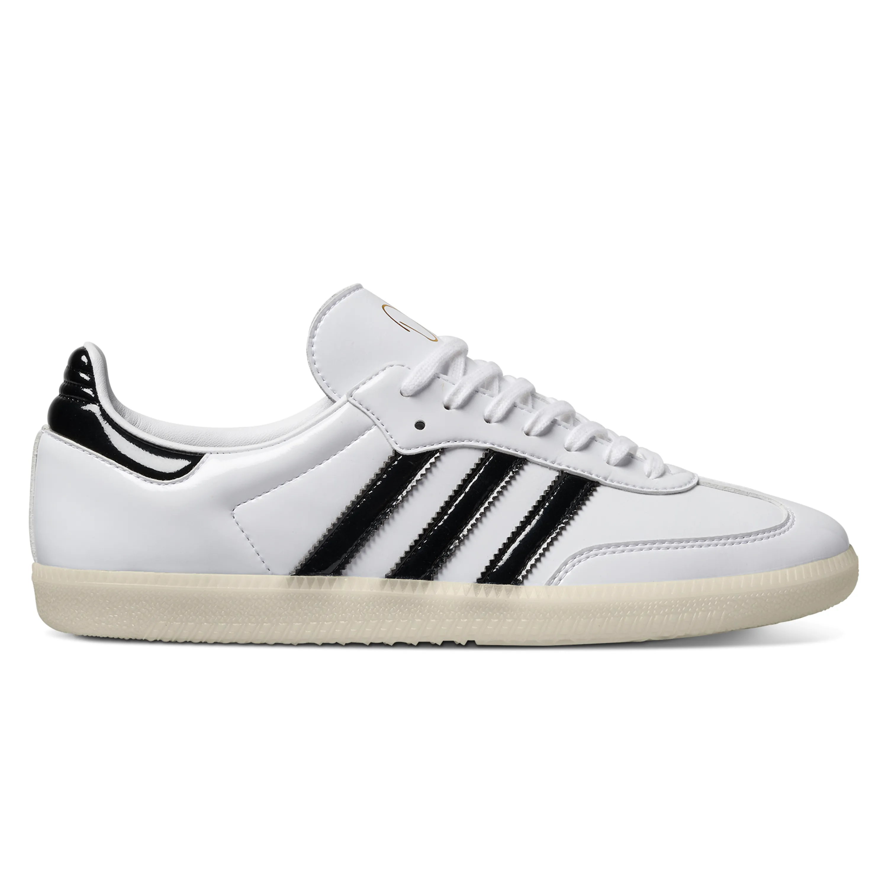 ADIDAS DILL SAMBA PATENT WHITE / BLACK