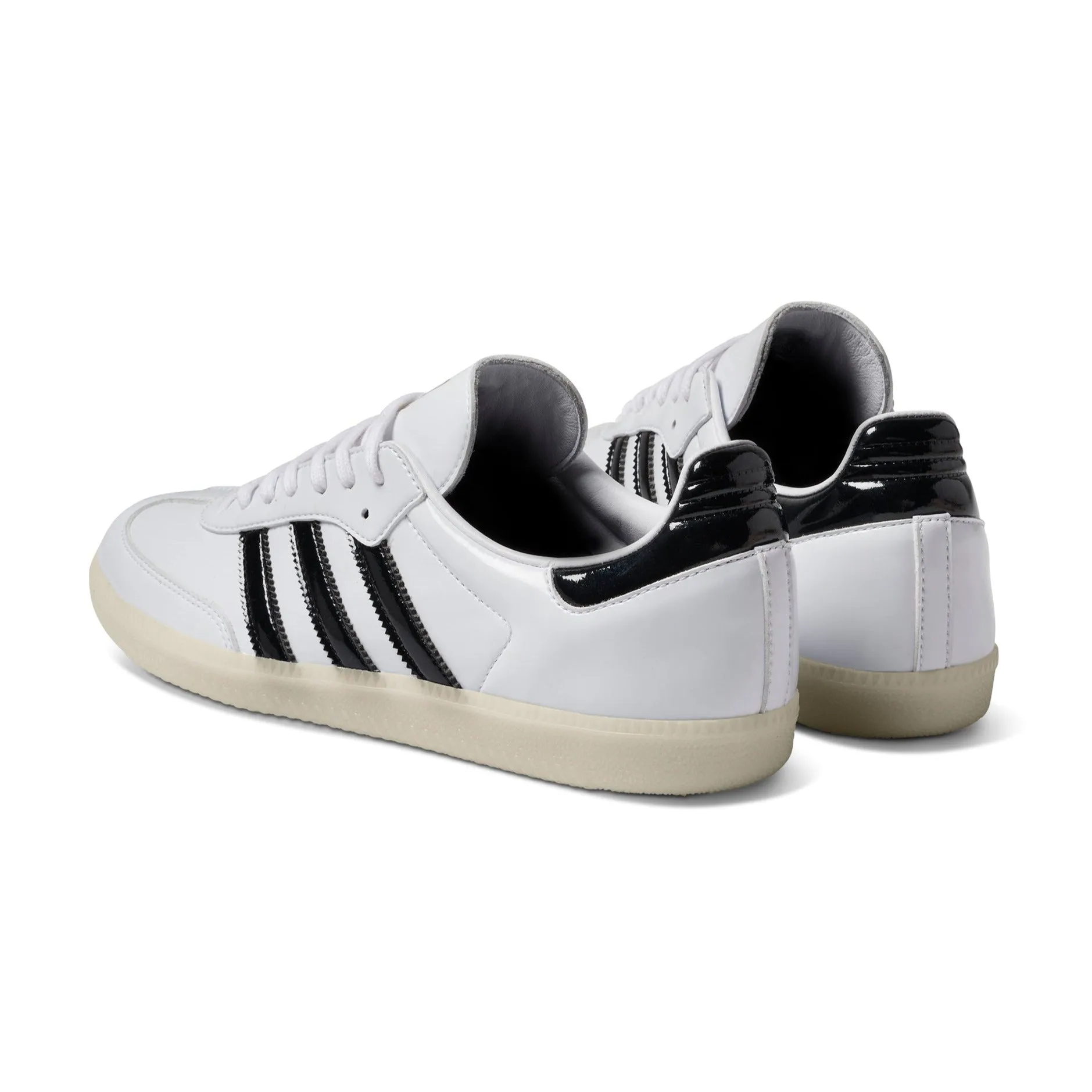 ADIDAS DILL SAMBA PATENT WHITE / BLACK