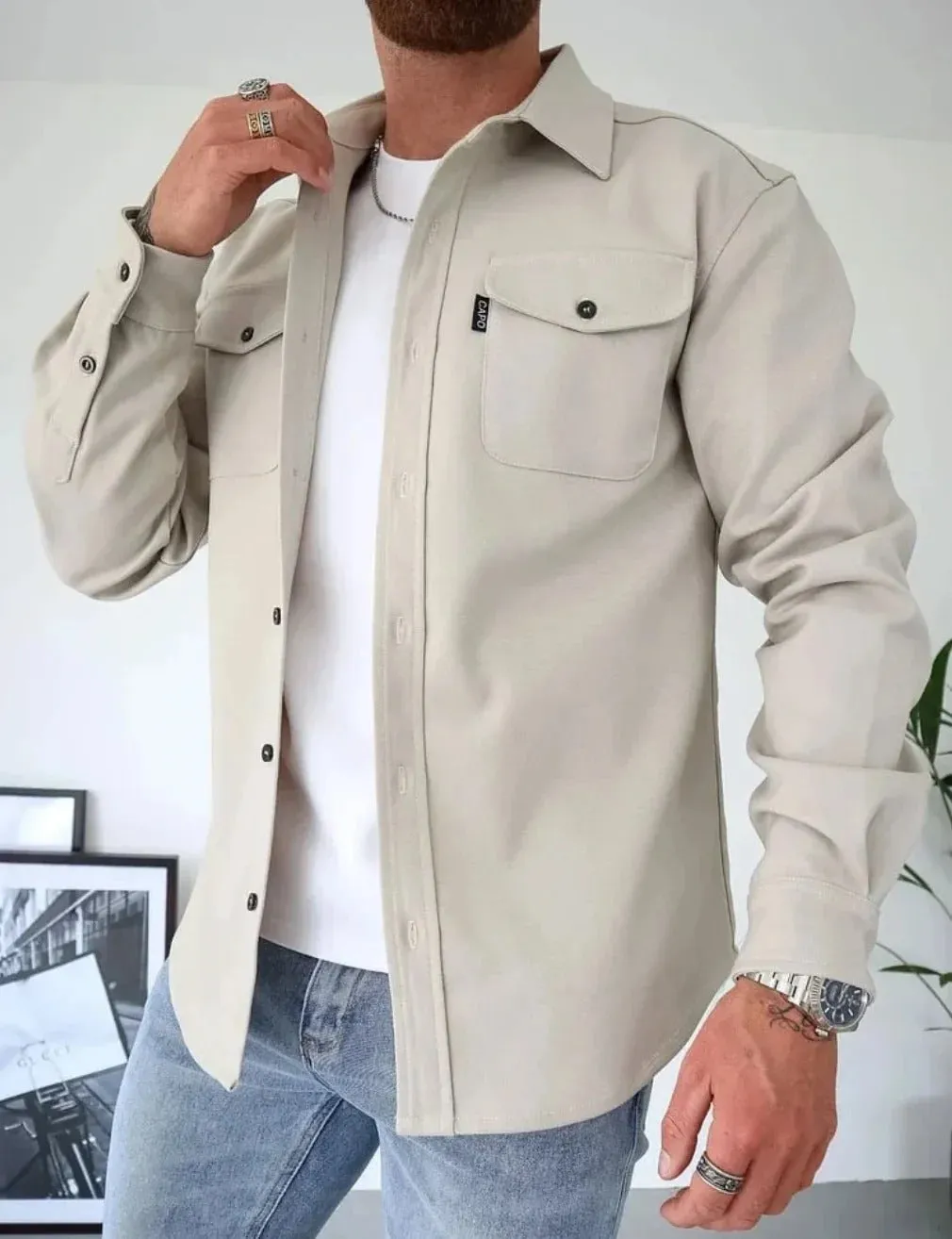 Alfons™ | Cozy Shirt Jacket