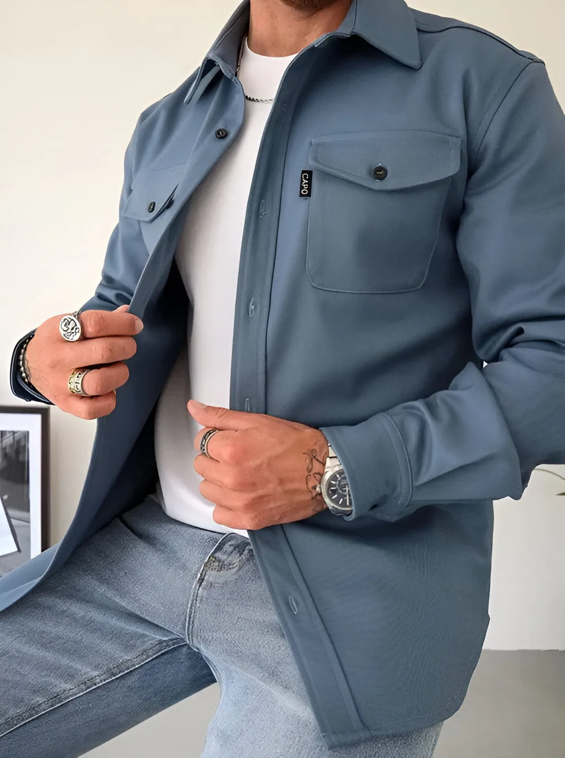 Alfons™ | Cozy Shirt Jacket
