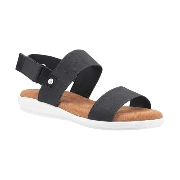 ASHLEY Ladies Suede Sandals Black