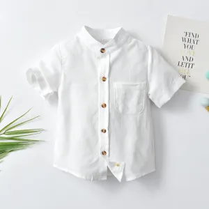 Baby Boy Shirt White