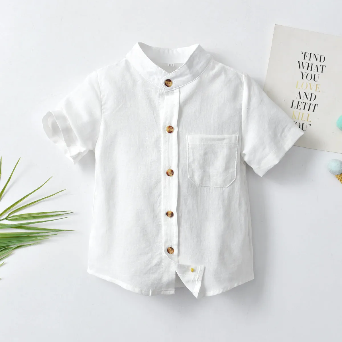 Baby Boy Shirt White