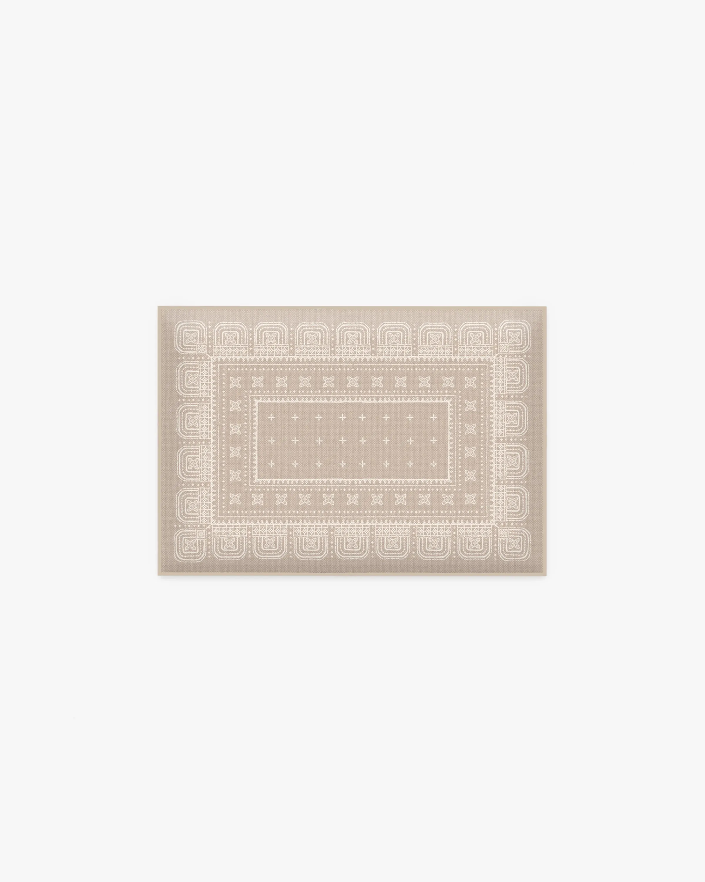Beatrice Natural & Ivory Bath Mat
