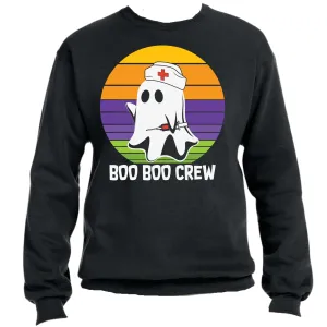 Boo Boo Nurse Club Unisex Halloween Sweater – Cozy Fit, Fun & Spooky Vibes