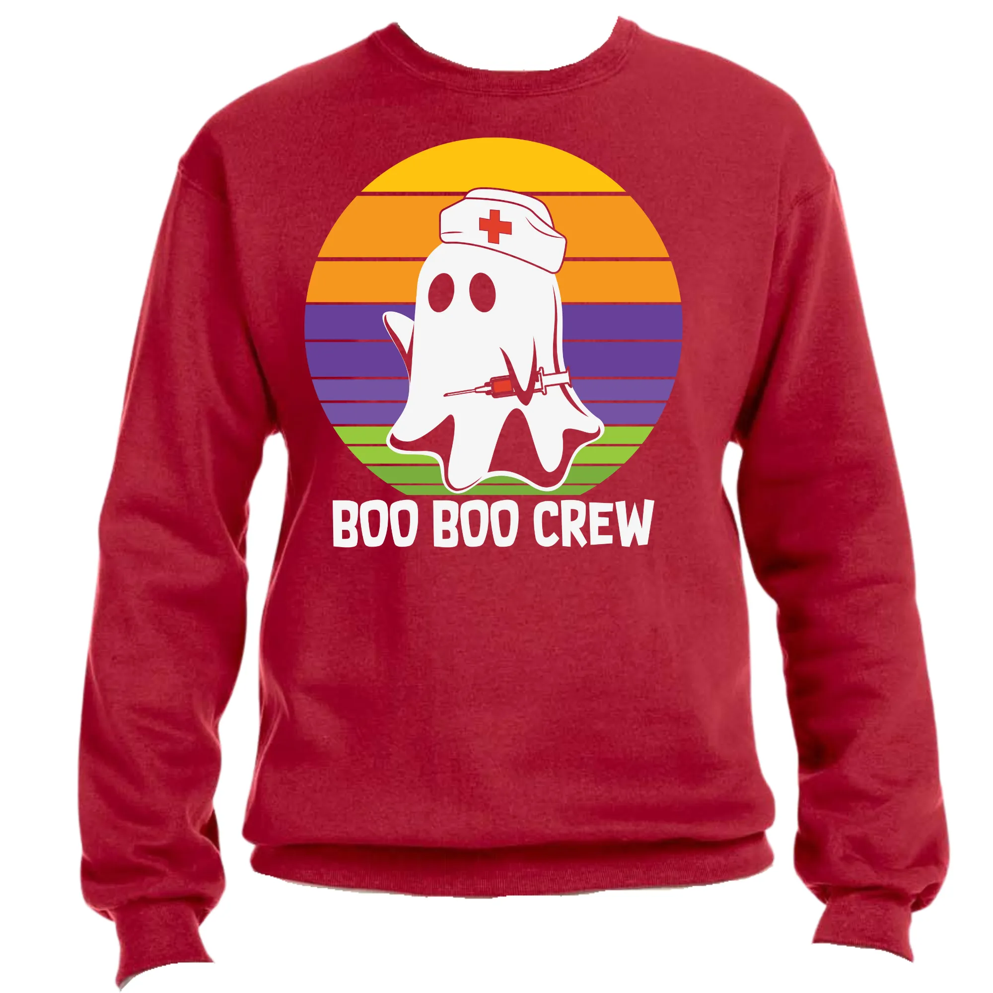 Boo Boo Nurse Club Unisex Halloween Sweater – Cozy Fit, Fun & Spooky Vibes