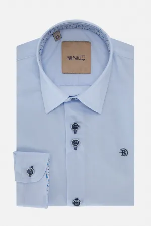 Boys Leo Sky Blue Shirt