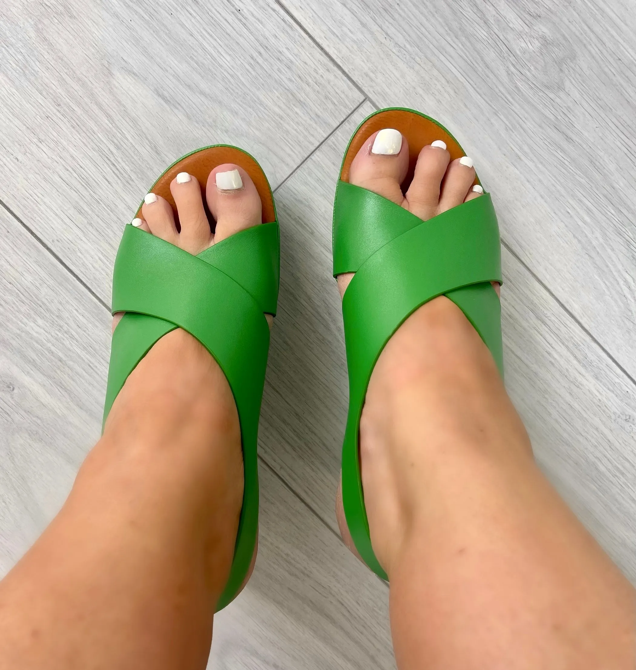 Clara wedges - green
