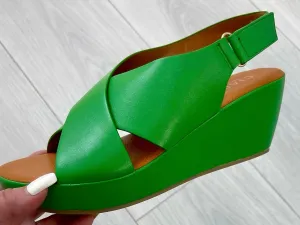 Clara wedges - green