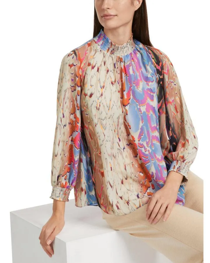Colorful Print Blouse