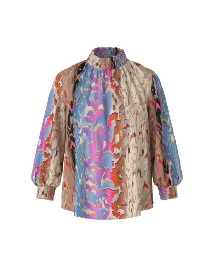 Colorful Print Blouse