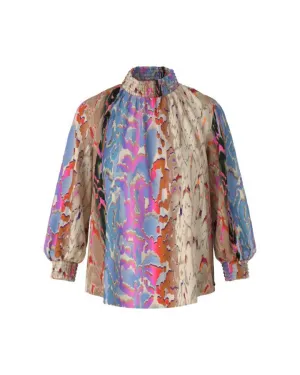 Colorful Print Blouse