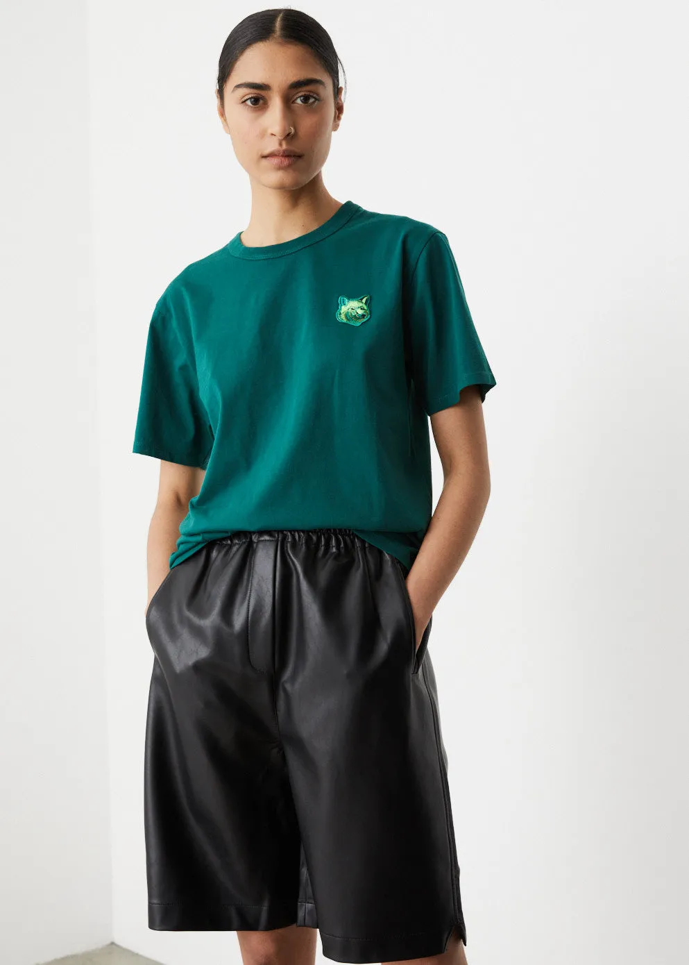 Cool-Tone Fox Head Patch T-Shirt