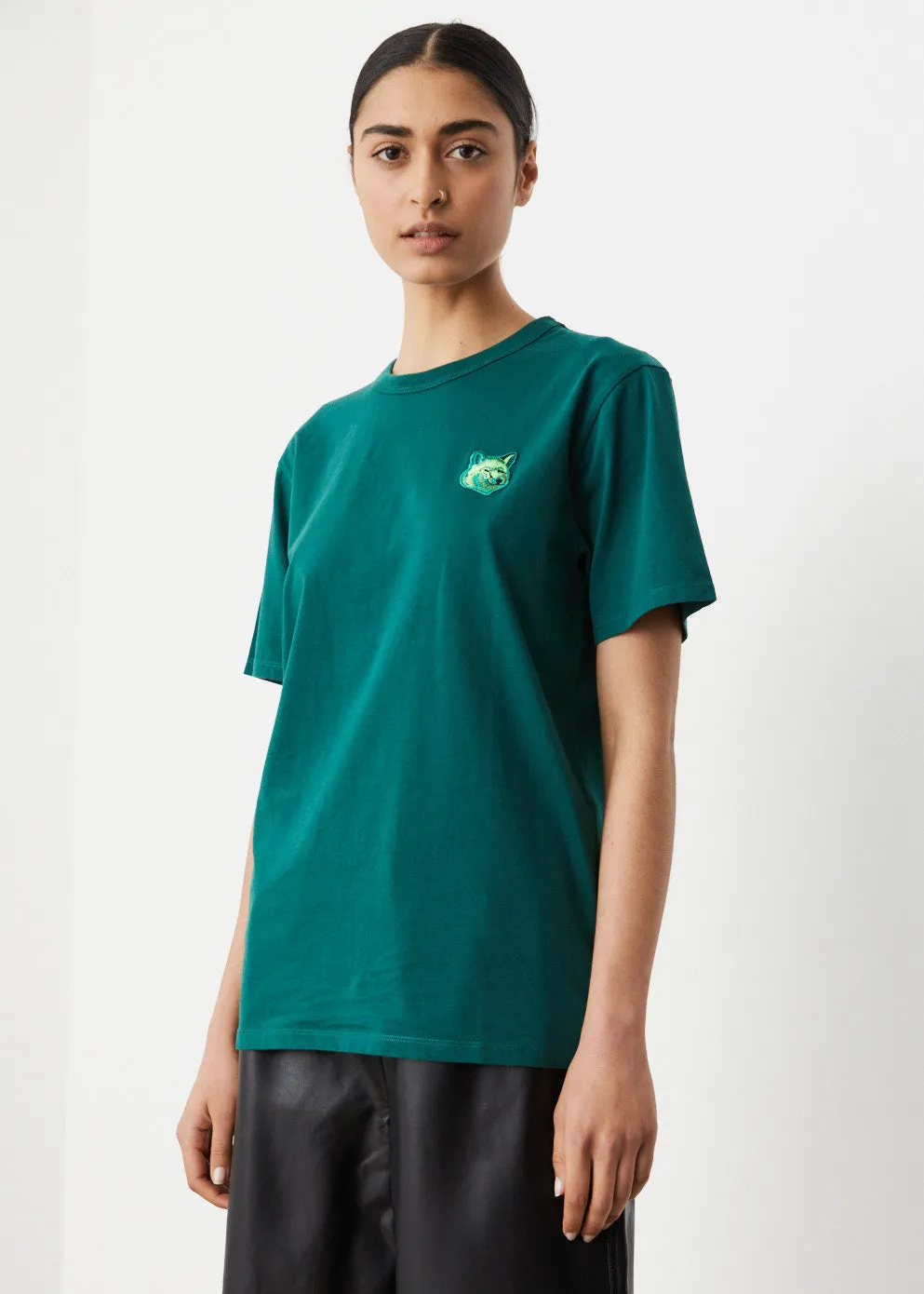 Cool-Tone Fox Head Patch T-Shirt