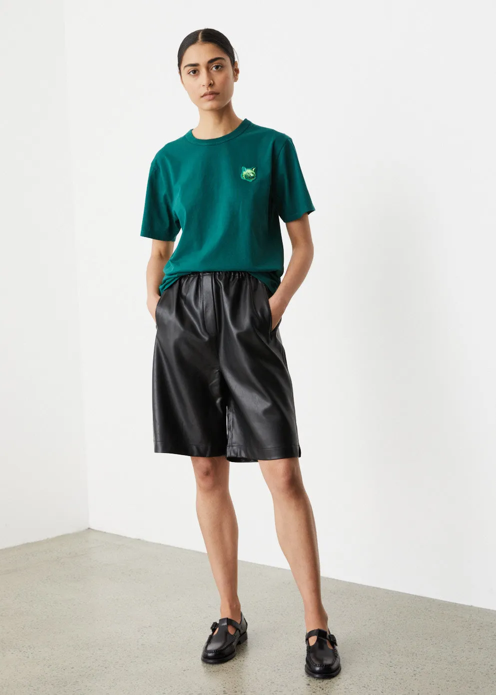 Cool-Tone Fox Head Patch T-Shirt