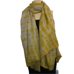 Denovembre Scarf/Shawl, Rive, Yellow/Sand