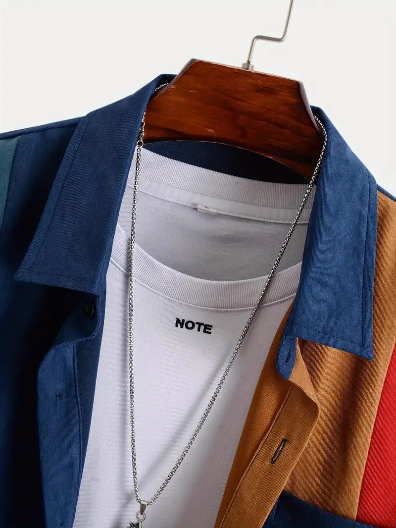 Felix - colorful lapel shirt for men