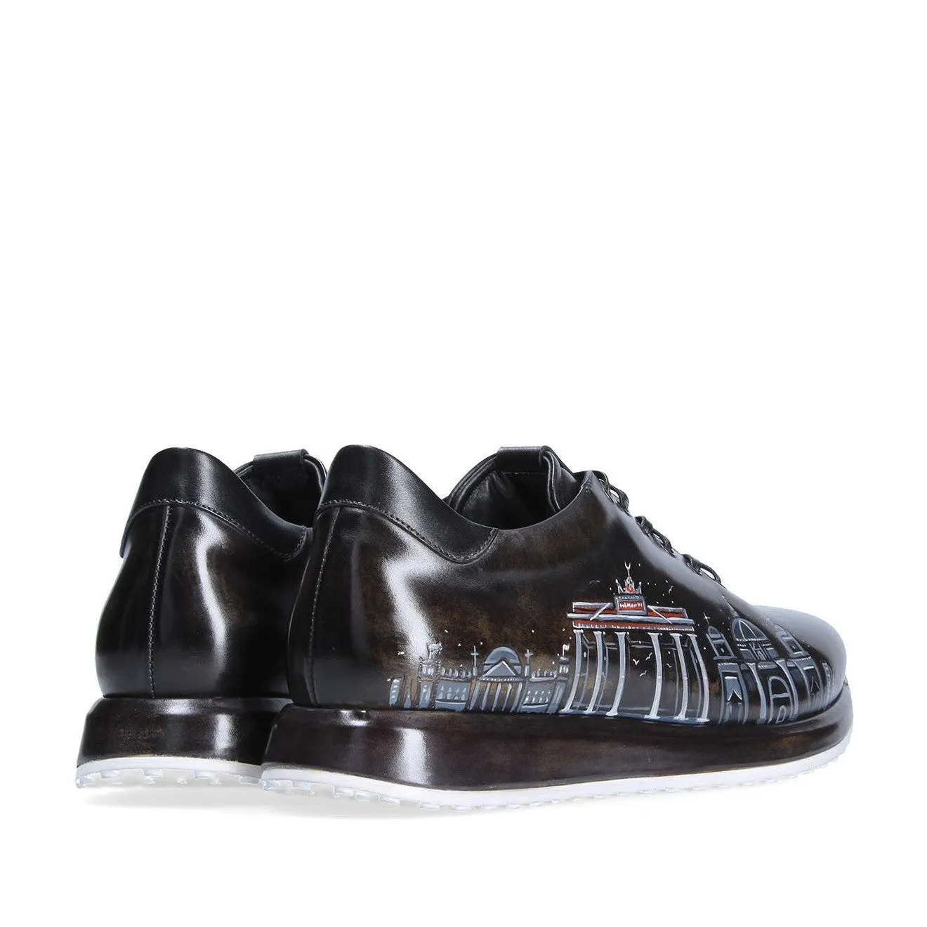 Franceschetti Berlin Men's Shoes Calf-Skin Leather Casual Sneakers (FCCT1078)