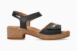 Franka Lightweight Walking Clog Sandal in Navy
