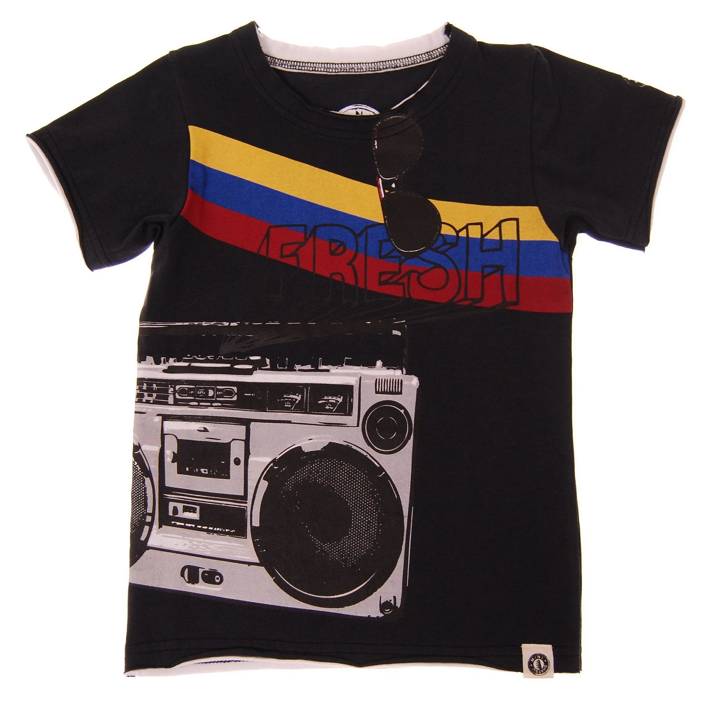 Fresh Boombox T-Shirt by: Mini Shatsu