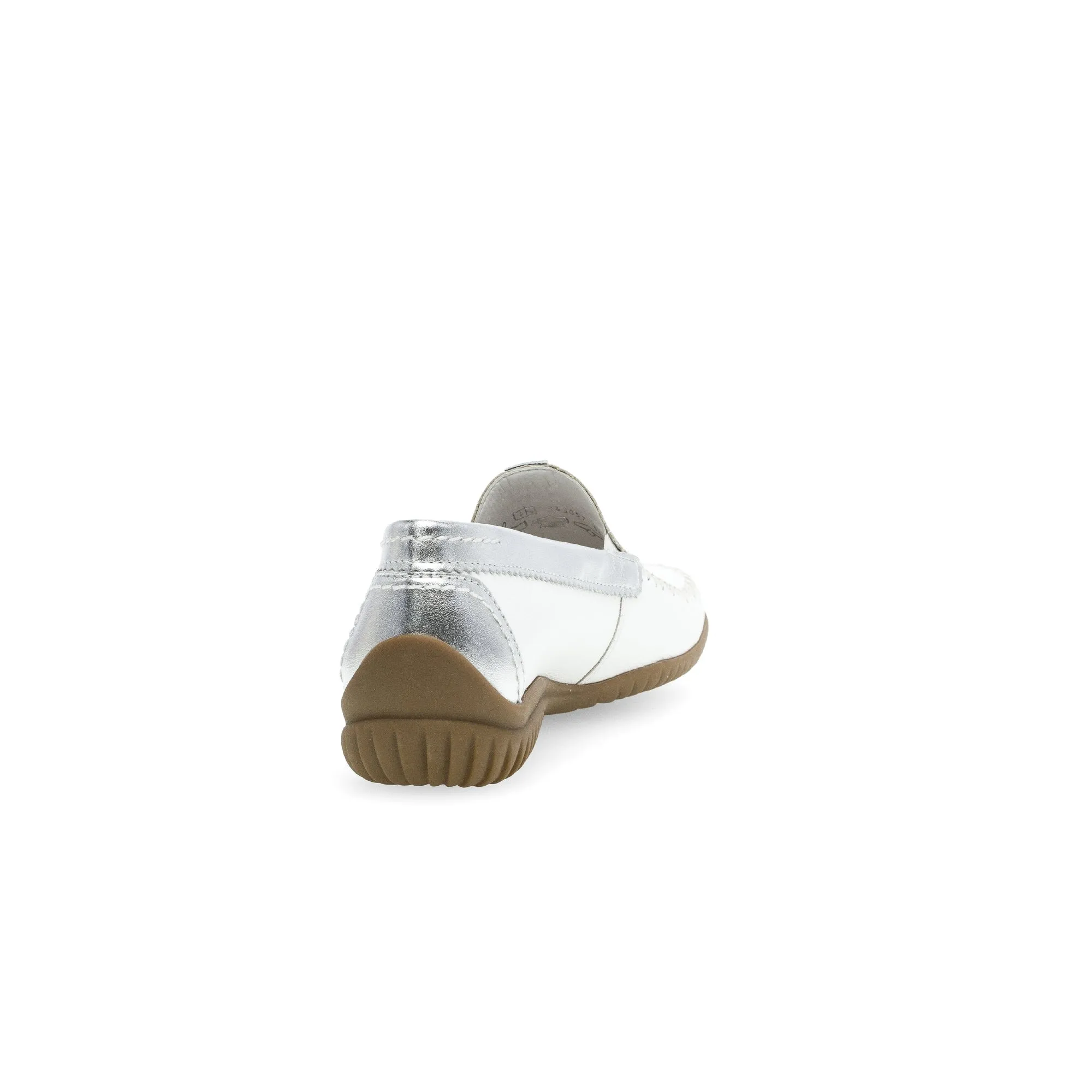 Gabor 46.090.50 California Ladies White Leather Slip On Shoes