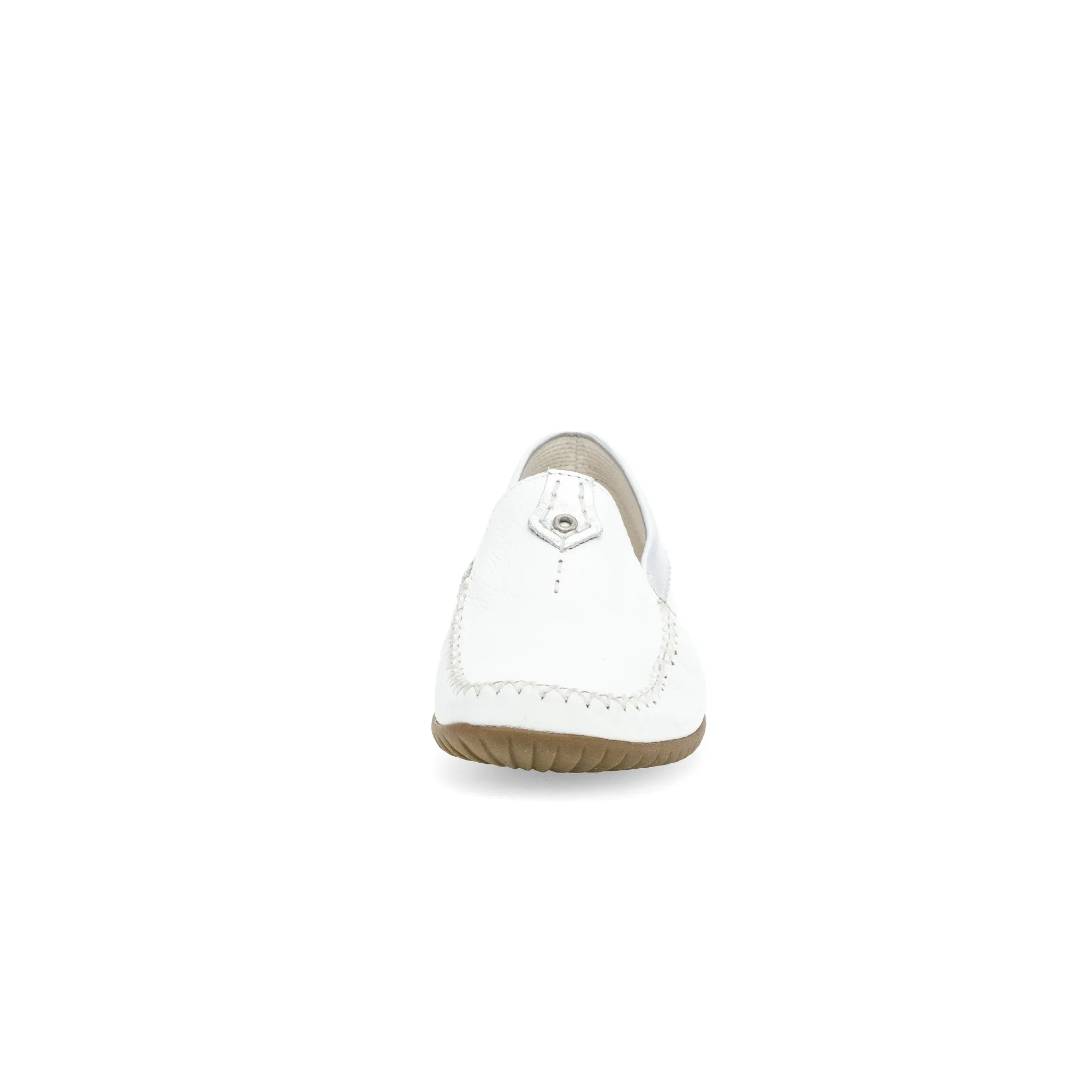 Gabor 46.090.50 California Ladies White Leather Slip On Shoes