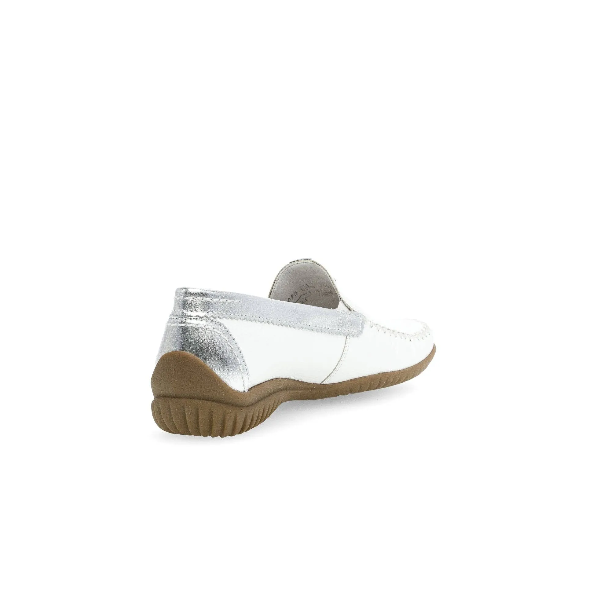 Gabor 46.090.50 California Ladies White Leather Slip On Shoes