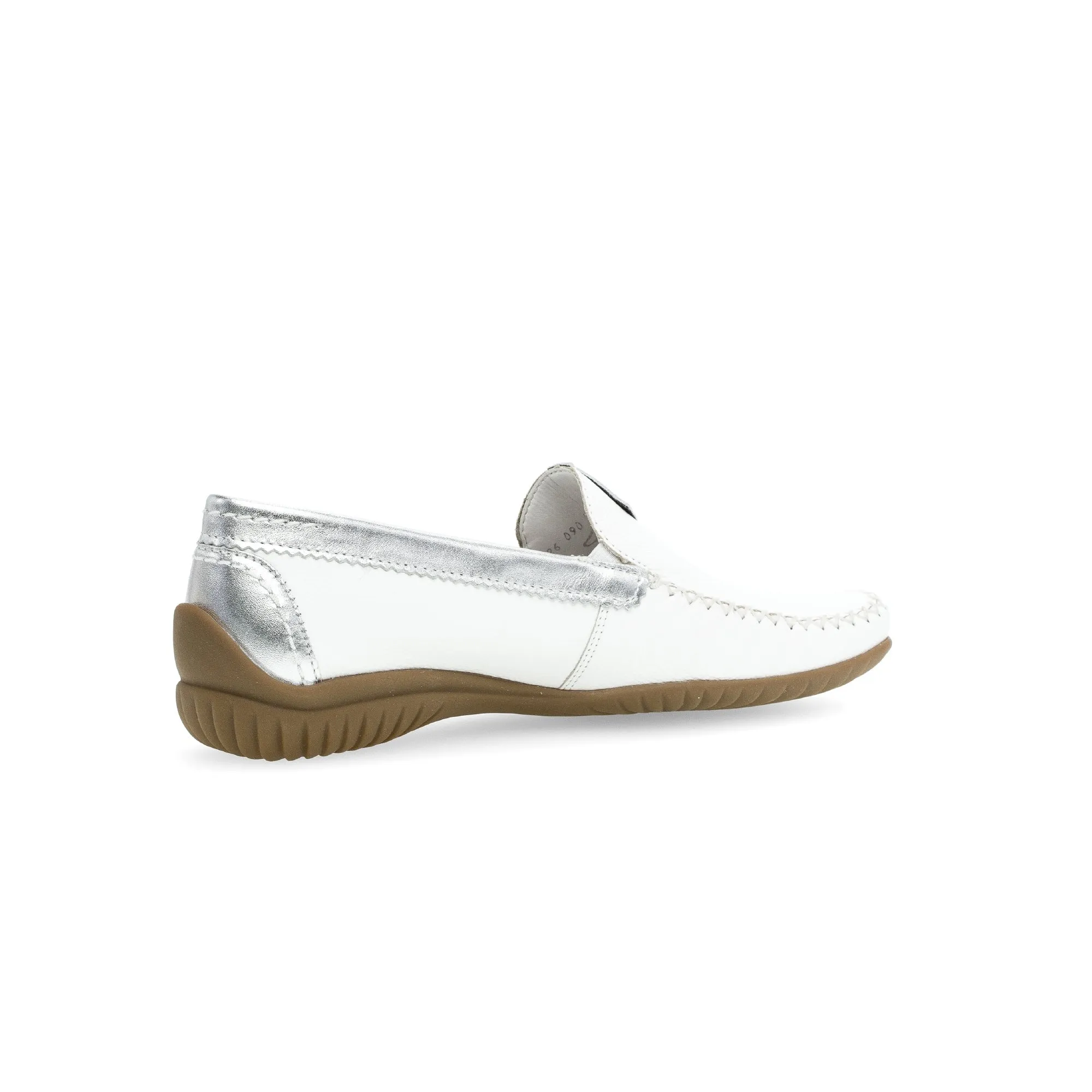 Gabor 46.090.50 California Ladies White Leather Slip On Shoes
