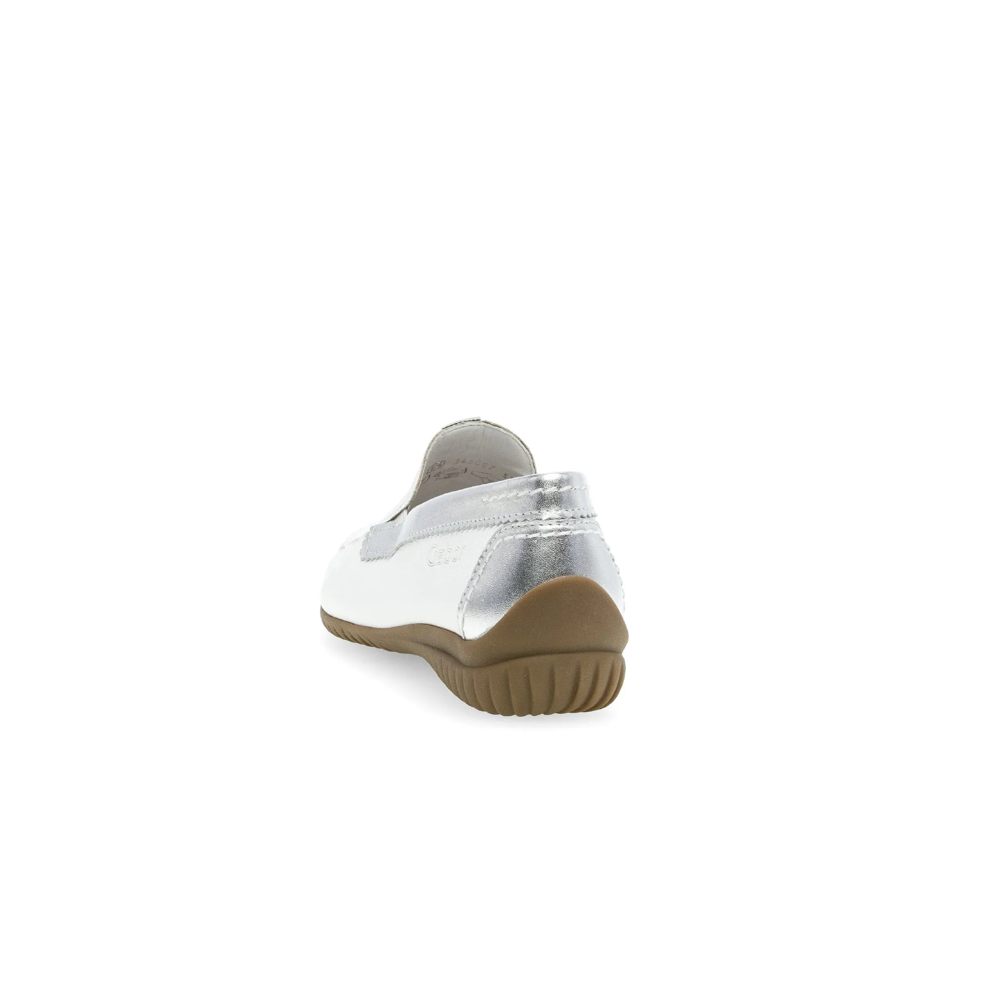Gabor 46.090.50 California Ladies White Leather Slip On Shoes