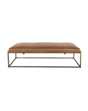 Harlow Leather Bench