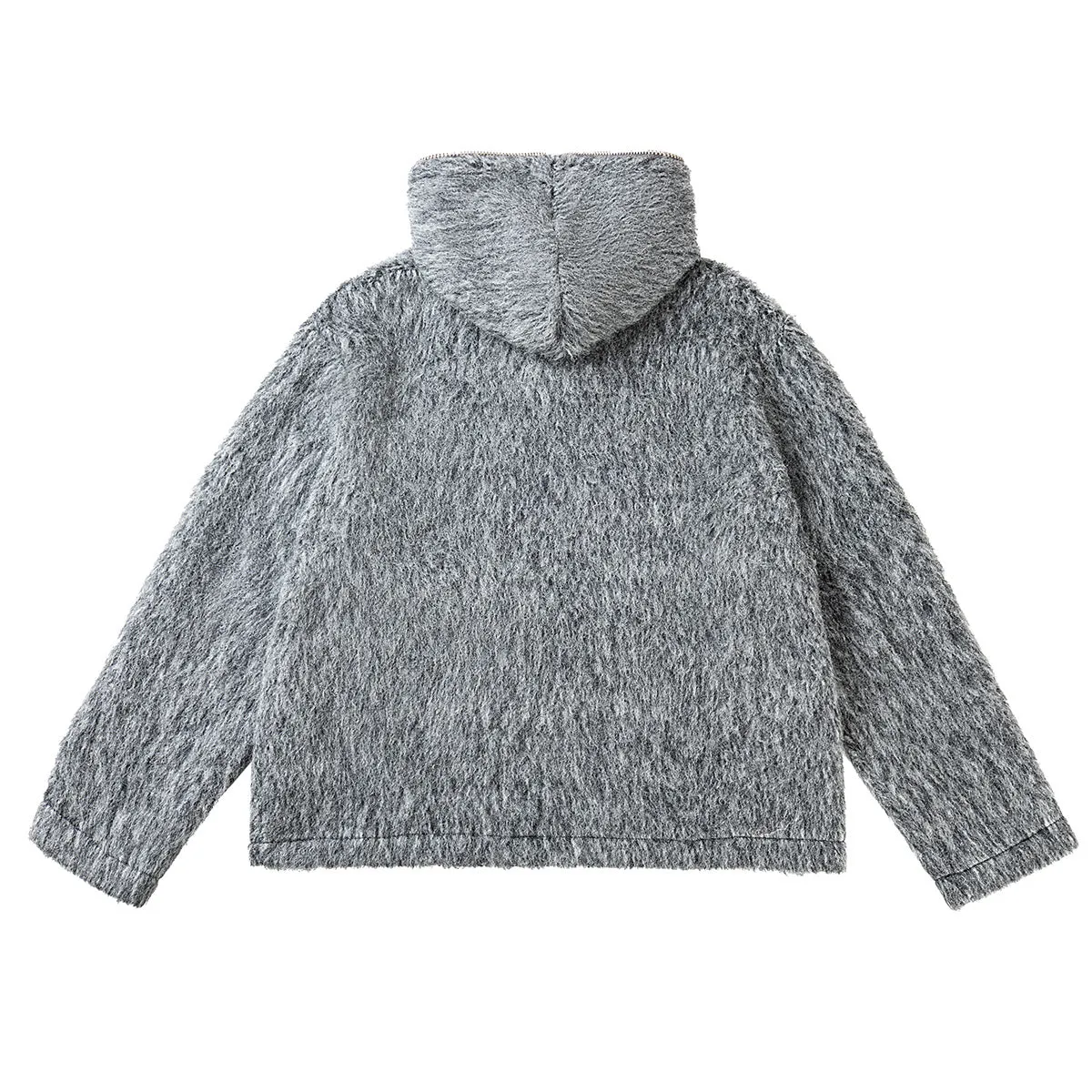 Heather Grey Cozy Zip Hoodie