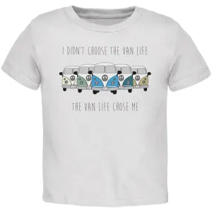 Hippie Van I Didn't Choose The Van Life Bus Camper Toddler T Shirt