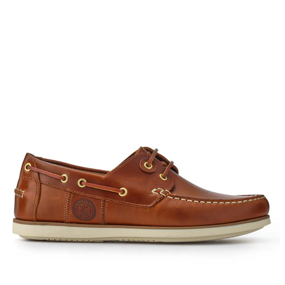 Leather Slip-On Boat Shoes - BARBR41503 / 327 361