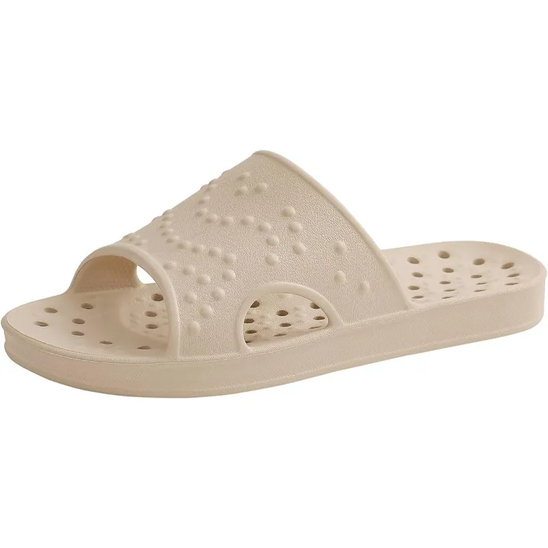 Lightweight Comfy Sliders With Drain Holes