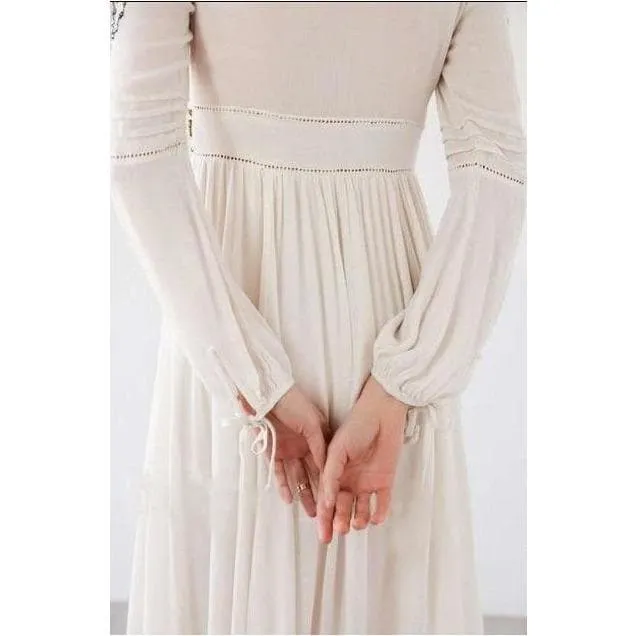 Luxurious Embroidery Maxi Dress