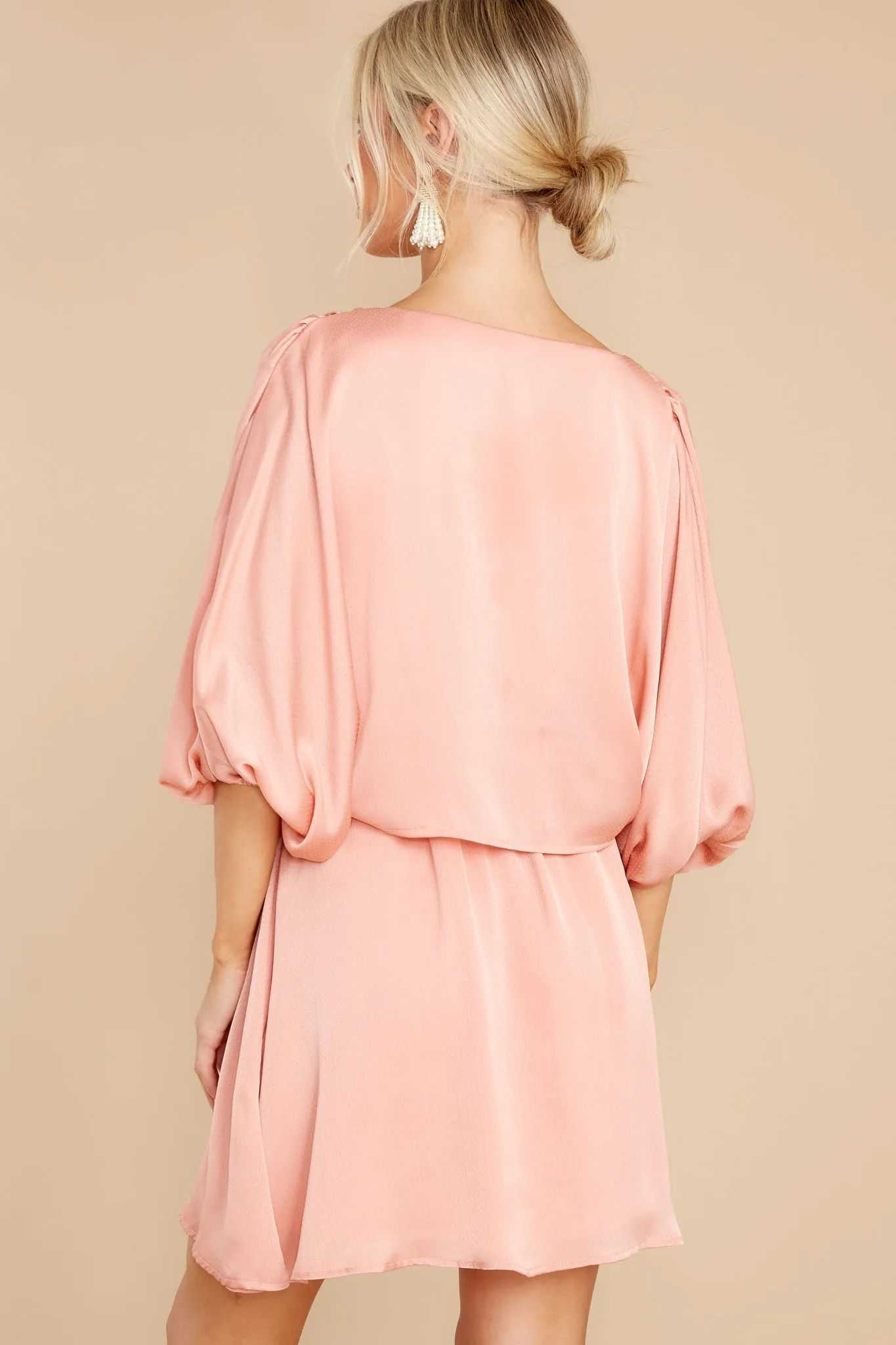 Luxurious Taste Rose Mauve Dress