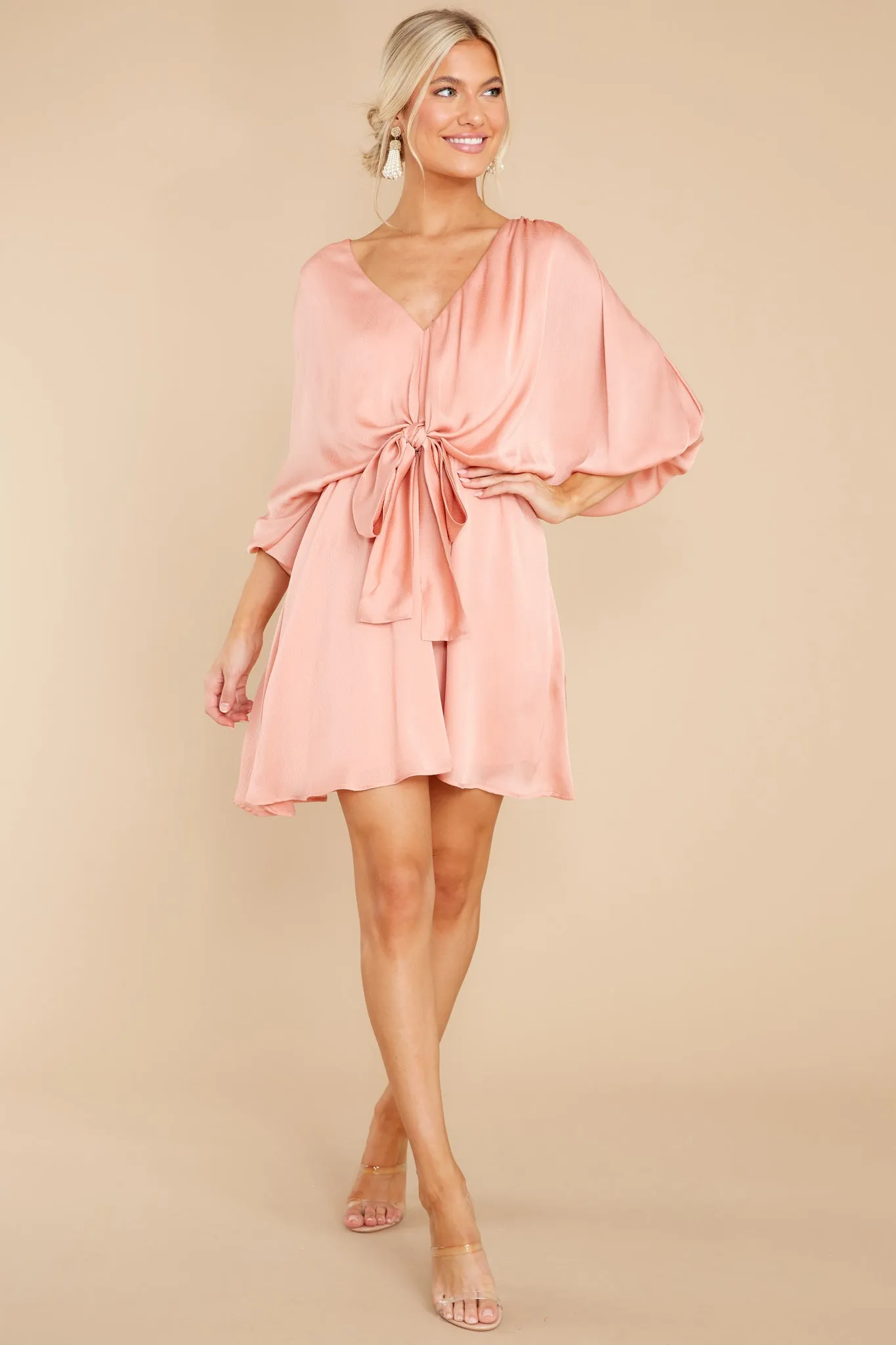 Luxurious Taste Rose Mauve Dress