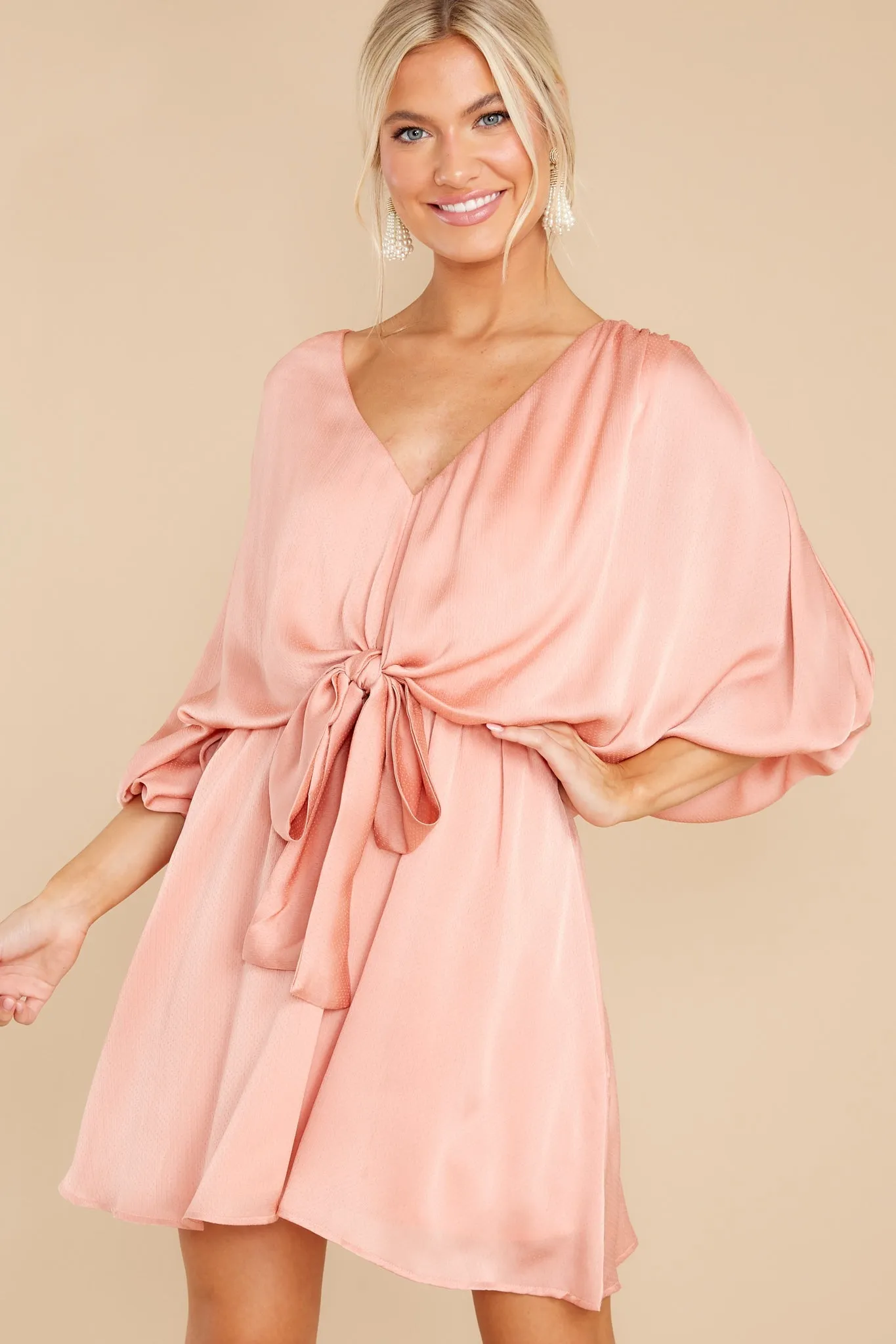 Luxurious Taste Rose Mauve Dress