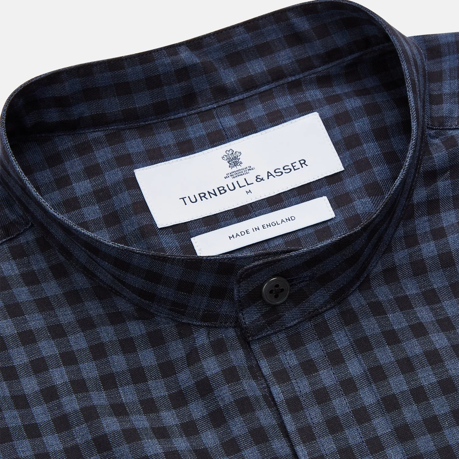 Navy Check Cotton Weekend Fit Blake Shirt