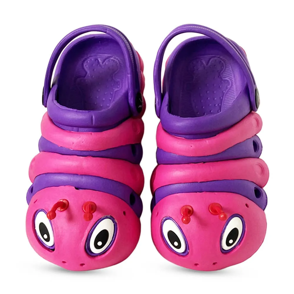 NORTY Tod Girls 7-12 Purple/Fuchsia Clog C1043