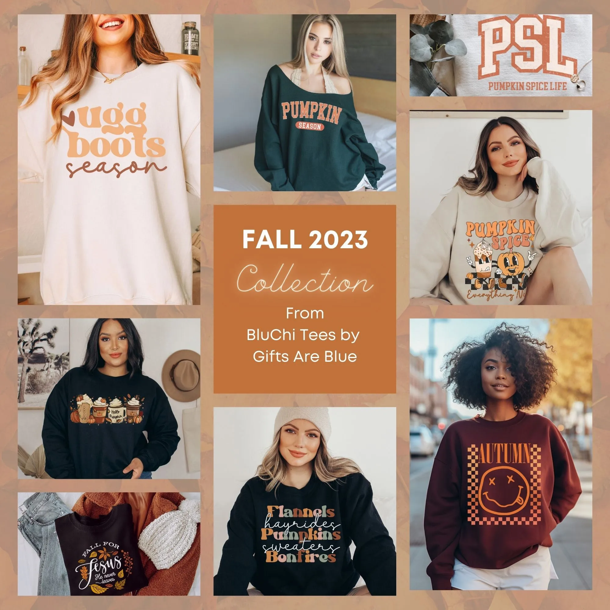 Orange and Pink Pumpkin Season Sweatshirt - Fall Sweatshirt - Sizes S to 5XL