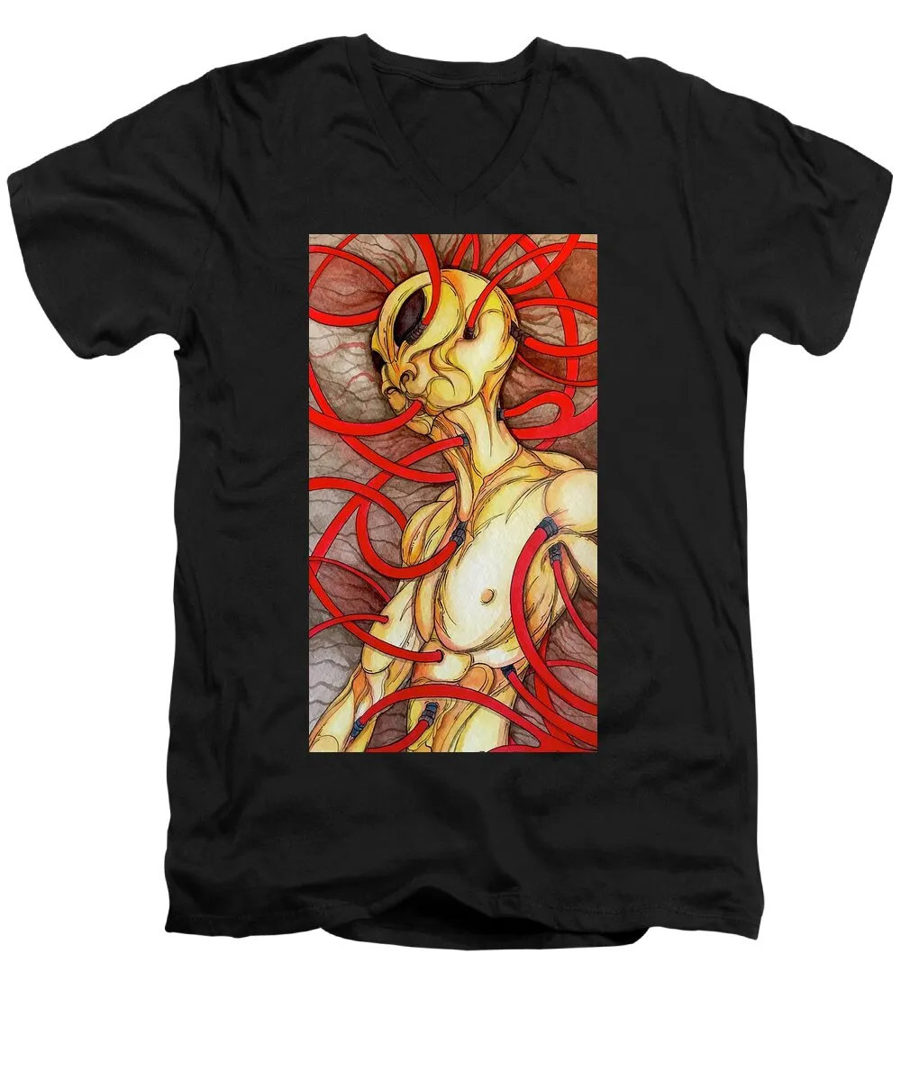 Plugged In - Men's V-Neck T-Shirt