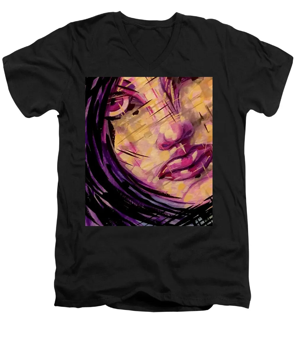 Purple Witch - Men's V-Neck T-Shirt