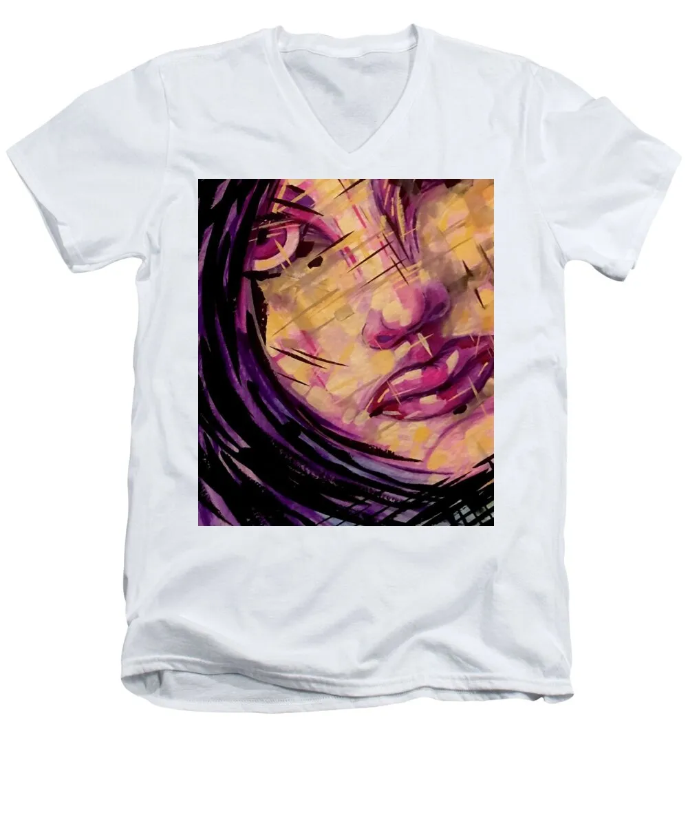 Purple Witch - Men's V-Neck T-Shirt