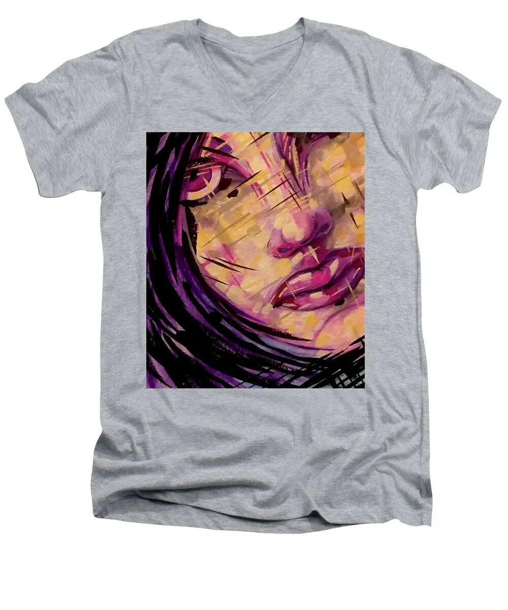 Purple Witch - Men's V-Neck T-Shirt