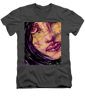 Purple Witch - Men's V-Neck T-Shirt